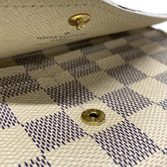 LOUIS VUITTON Portefeuille Sara Azur Damier - Long Wallet  503-042425 - Picture 8 of 12